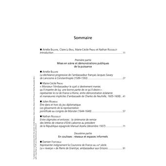 Le diplomate en représentation