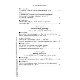 Le diplomate en représentation