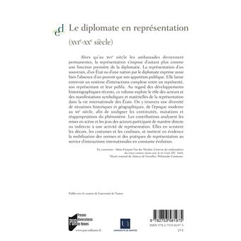 Le diplomate en représentation
