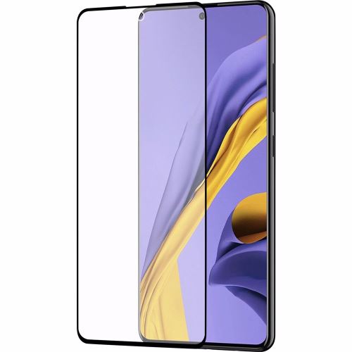 Azuri Tempered Glass met Zwarte Rand voor Samsung A51