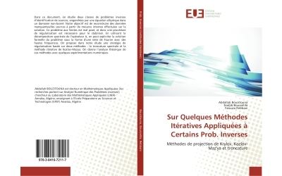 Sur quelques methodes iteratives appliquees a certains prob.