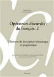 Opérateurs discursifs du français, 2