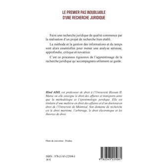 Le premier pas inoubliable d'une recherche juridique