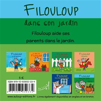 Filouloup dans son jardin