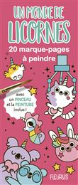 Marque-pages à peindre   Un monde de licornes