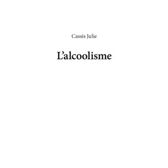L'alcoolisme