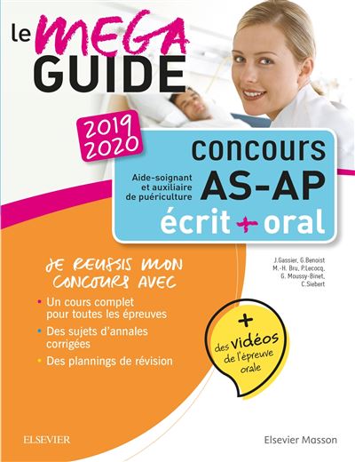 Le Méga Guide Concours Aide-soignant et Auxiliaire de puériculture 2019-2020