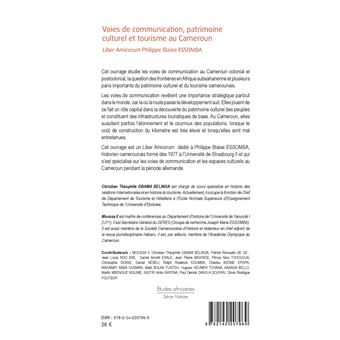 Voies de communication, patrimoine culturel et tourisme au Cameroun