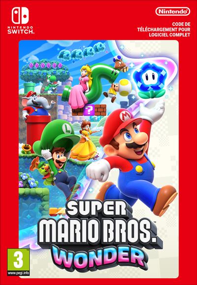 Code de téléchargement Super Mario Bros. Wonder Nintendo Switch