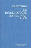 Journees de diabetologie de l'hotel dieu2002