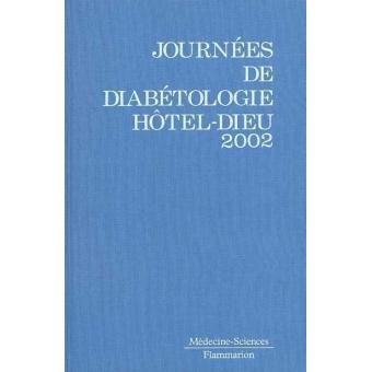 Journees de diabetologie de l'hotel dieu2002