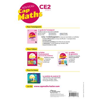 Cap Maths CE2 - Éd. 2021 - Cahier de Géométrie-mesure