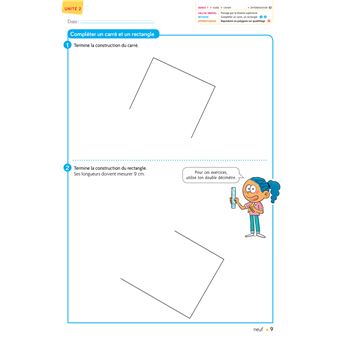 Cap Maths CE2 - Éd. 2021 - Cahier de Géométrie-mesure