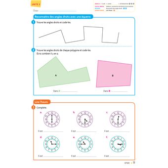 Cap Maths CE2 - Éd. 2021 - Cahier de Géométrie-mesure