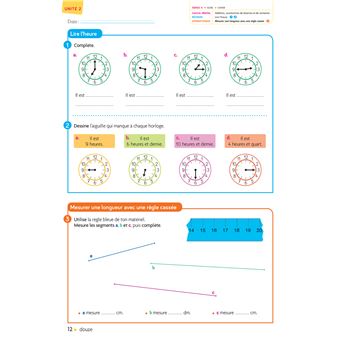 Cap Maths CE2 - Éd. 2021 - Cahier de Géométrie-mesure