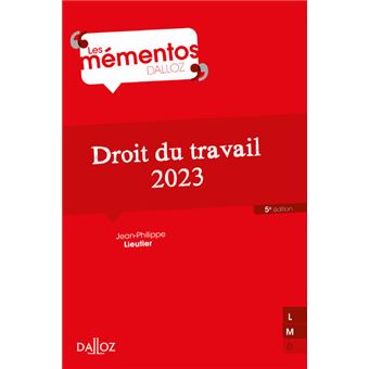 Droit du travail 2023
