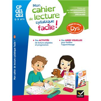 Mon cahier de lecture syllabique facile !