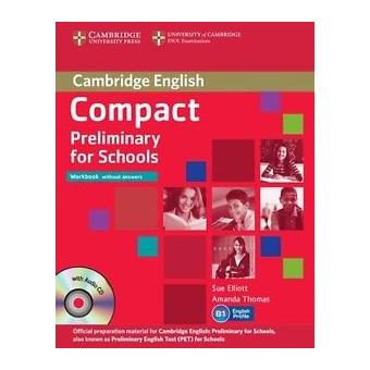 Compact Preliminary For Schools Workbook Without Answers With Audio CD ...