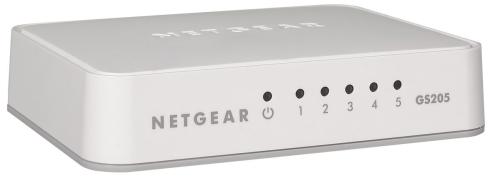 Switch réseau RJ45 NetGear 5 ports gigabit GS205