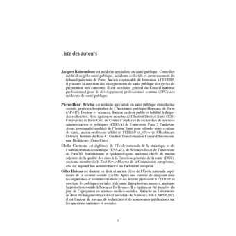 Manuel de santé publique