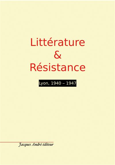 Littérature et résistance
