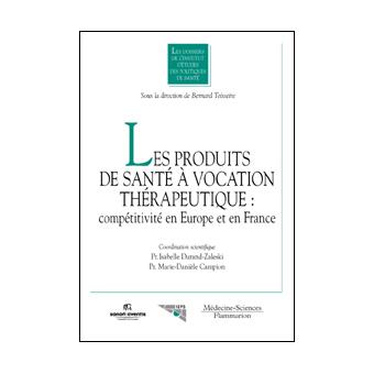 Produits de santé à vocation thérapeutique