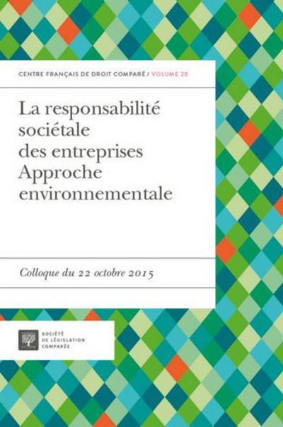 La responsabilité sociétale des entreprises