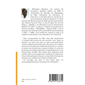 Oser entreprendre au Mali