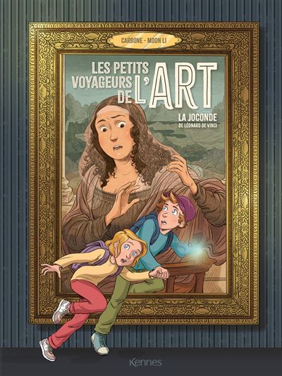 Couverture de Les petits voyageurs de l'art n° 1 : La Joconde de Léonard de Vinci