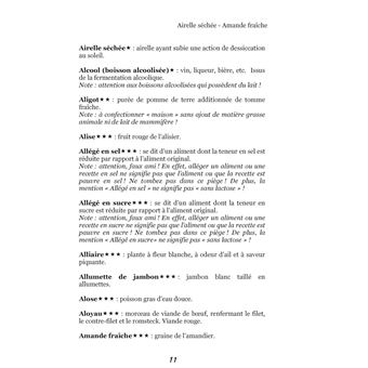 Dictionnaire alimentaire du régime sans lactose