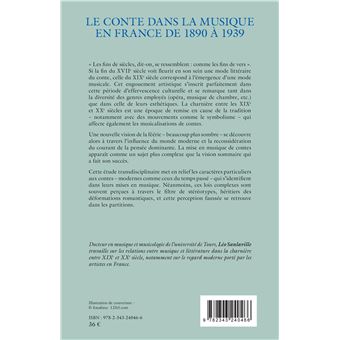 Le conte dans la musique en France de 1890 à 1939