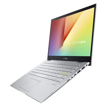 PC Ultra-Portable Asus Vivobook TP470EA-EC448W 14" Ecran tactile Intel Core i5 8 Go RAM 512 Go SSD Argent transparent