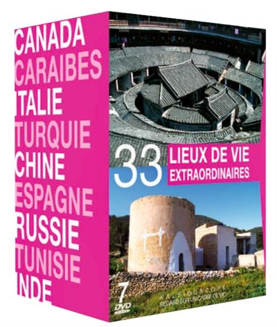 Coffret 33 lieux de vie extraordinaires DVD