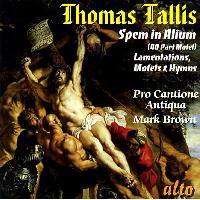 Spem in alium - Lamentations motets hymns