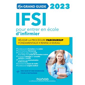 Mon grand guide IFSI 2023 pour entrer en école d'infirmier