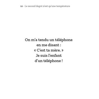 Petit Livre le second degré n'est qu'une température