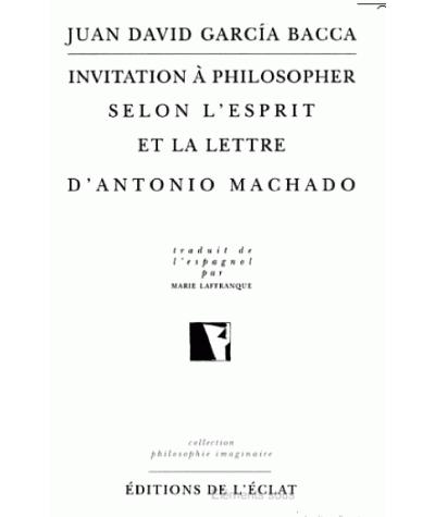 Invitation a philosopher selon l'esprit et la lettre de mach