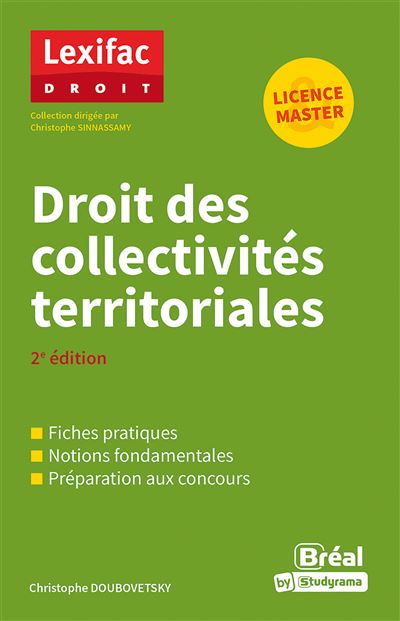 Droit des collectivités territoriales