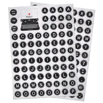 SOMETHING TO WRITE - MAGNETIC LETTERS - TYPEWRITER