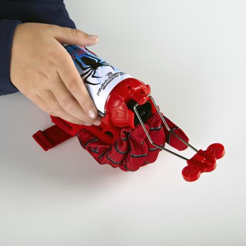 Lance fluide et eau avec gant Spider-Man