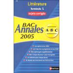 Sujets du bac corrigés Lettres Term L