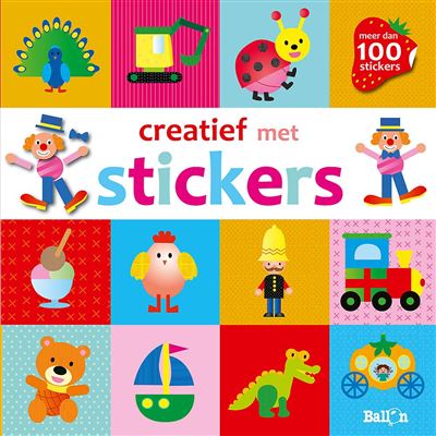 Creatief met stickers (aardbei)