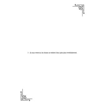 Livre de phrases positives et fétiches