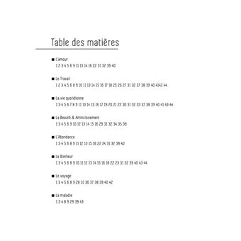 Livre de phrases positives et fétiches