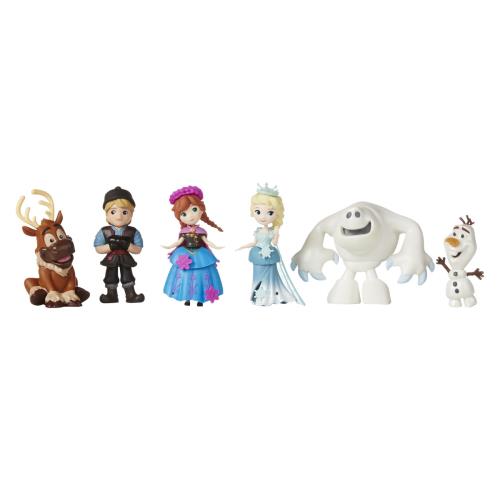 Coffret de 6 Mini-Poupées Frozen La Reine des Neiges Disney 8cm