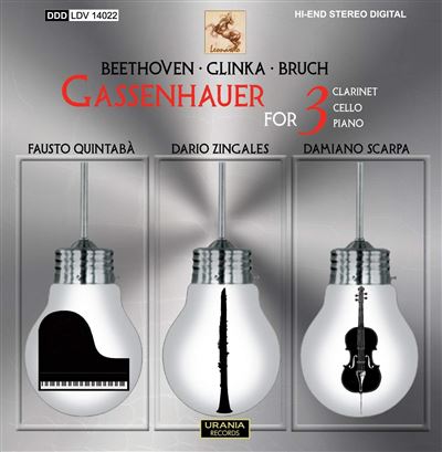 Gassenhauer for 3clarinet cello piano
