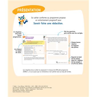 Savoir faire une rédaction CM1/CM2 9-11 ans