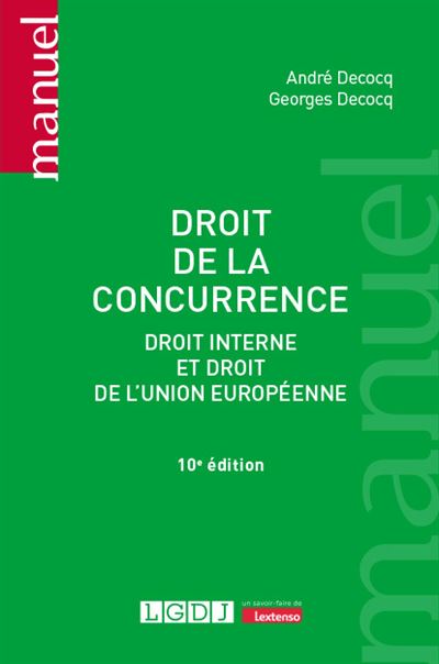 Droit de la concurrence - 8eme edition