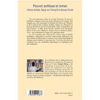 Pouvoir politique et roman