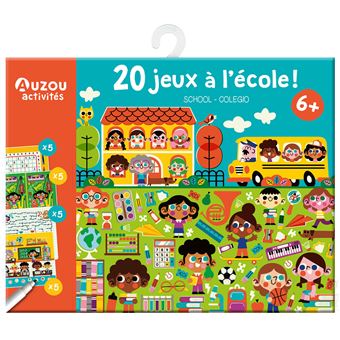 Ma pochette de jeux - 20 jeux à l'école